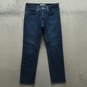 Levi's 314 Jeans Women's Size 30 Blue Mid-Rise Shaping Straight Denim 29" Inseam